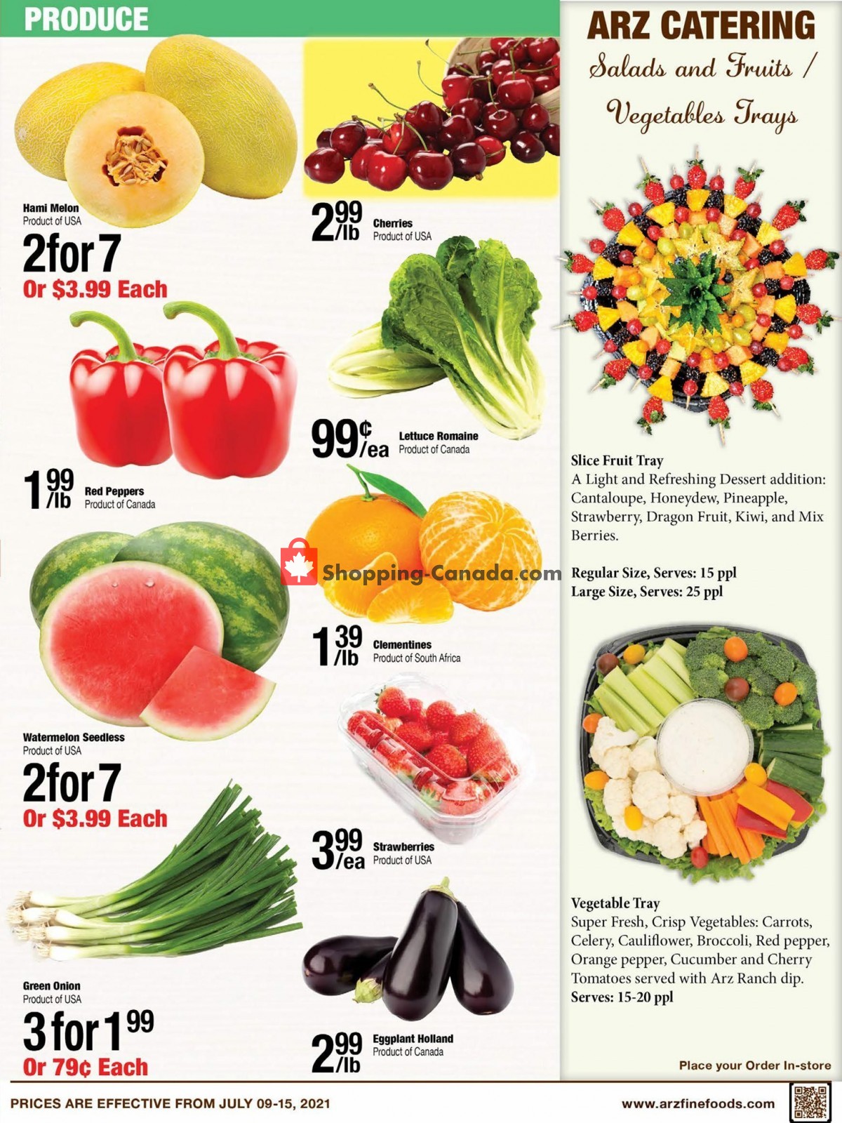 Arz Fine Foods flyer from Friday July 9, 2021 to Thursday July 15, 2021 - page 7