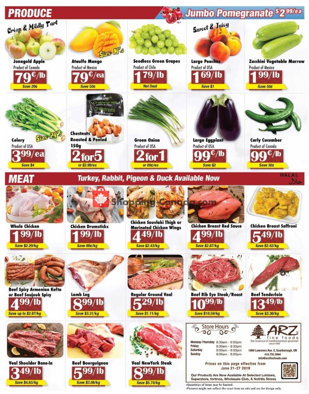 Arz Fine Foods flyer from Friday June 21, 2019 to Thursday June 27, 2019 - page 4