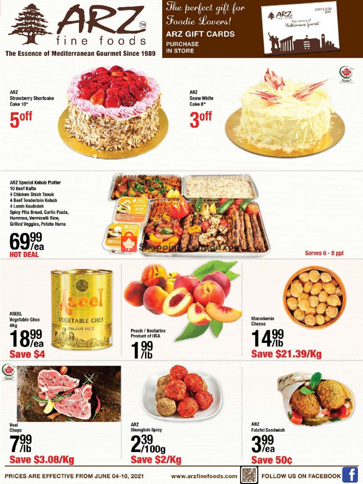 Arz Fine Foods flyer from Friday June 4, 2021 to Thursday June 10, 2021 - page 1