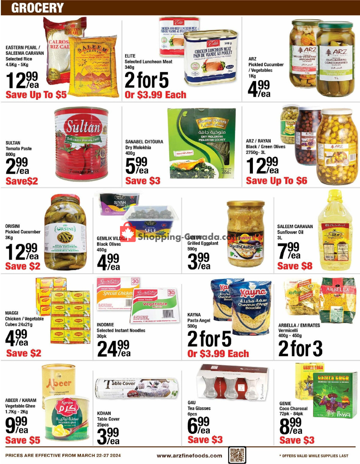 Arz Fine Foods flyer from Friday March 22, 2024 to Wednesday March 27, 2024 - page 5