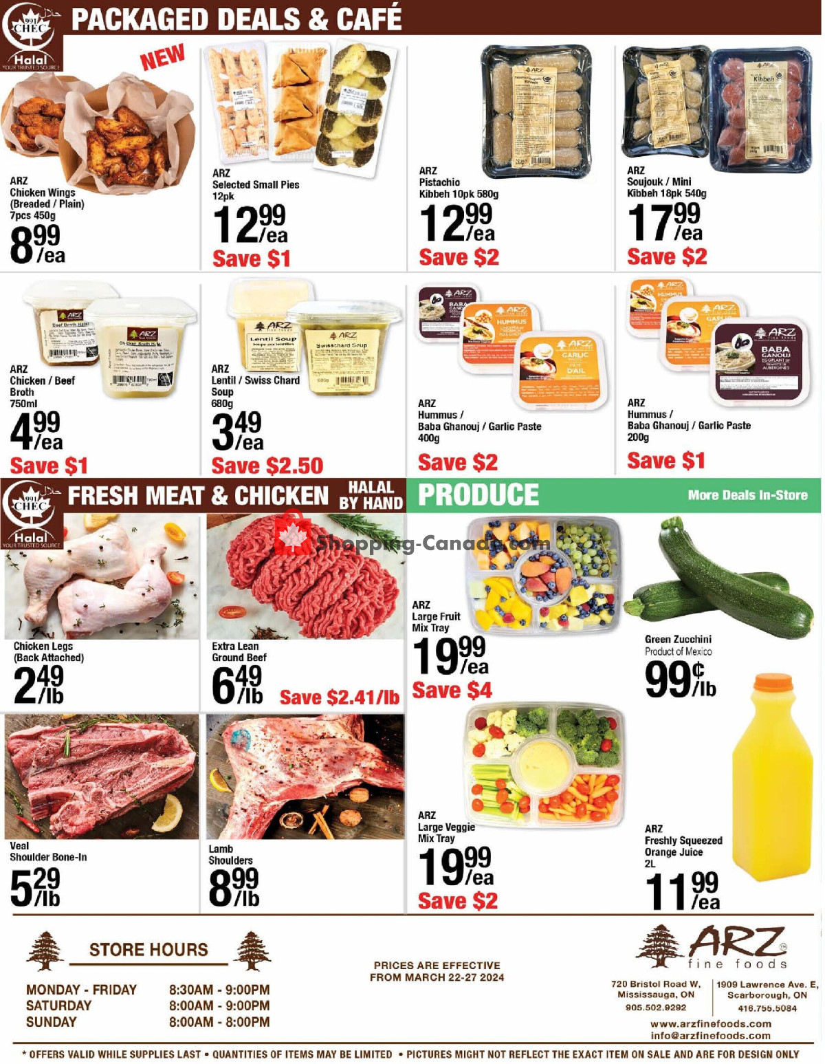Arz Fine Foods flyer from Friday March 22, 2024 to Wednesday March 27, 2024 - page 8