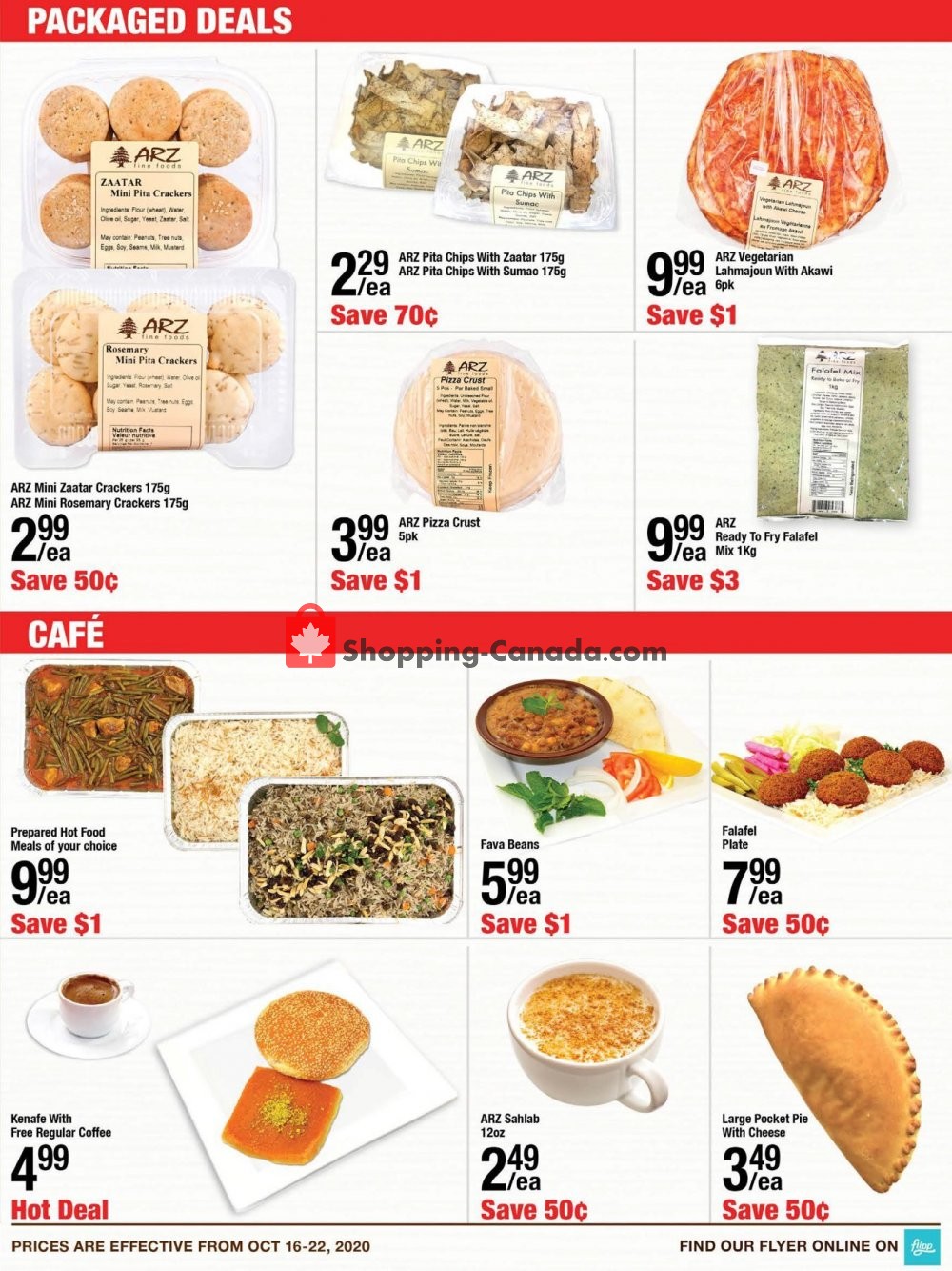 Arz Fine Foods flyer from Friday October 16, 2020 to Thursday October 22, 2020 - page 3