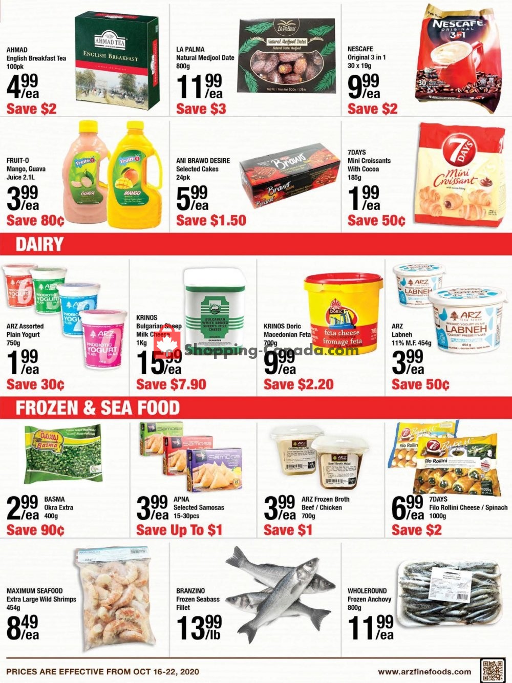 Arz Fine Foods flyer from Friday October 16, 2020 to Thursday October 22, 2020 - page 5