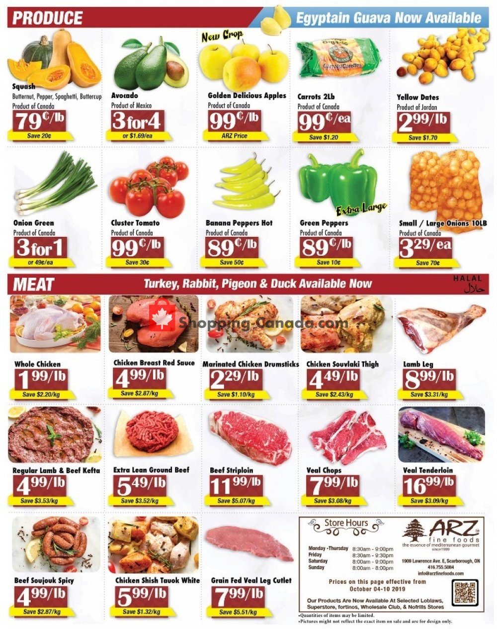 Arz Fine Foods flyer from Friday October 4, 2019 to Thursday October 10, 2019 - page 4