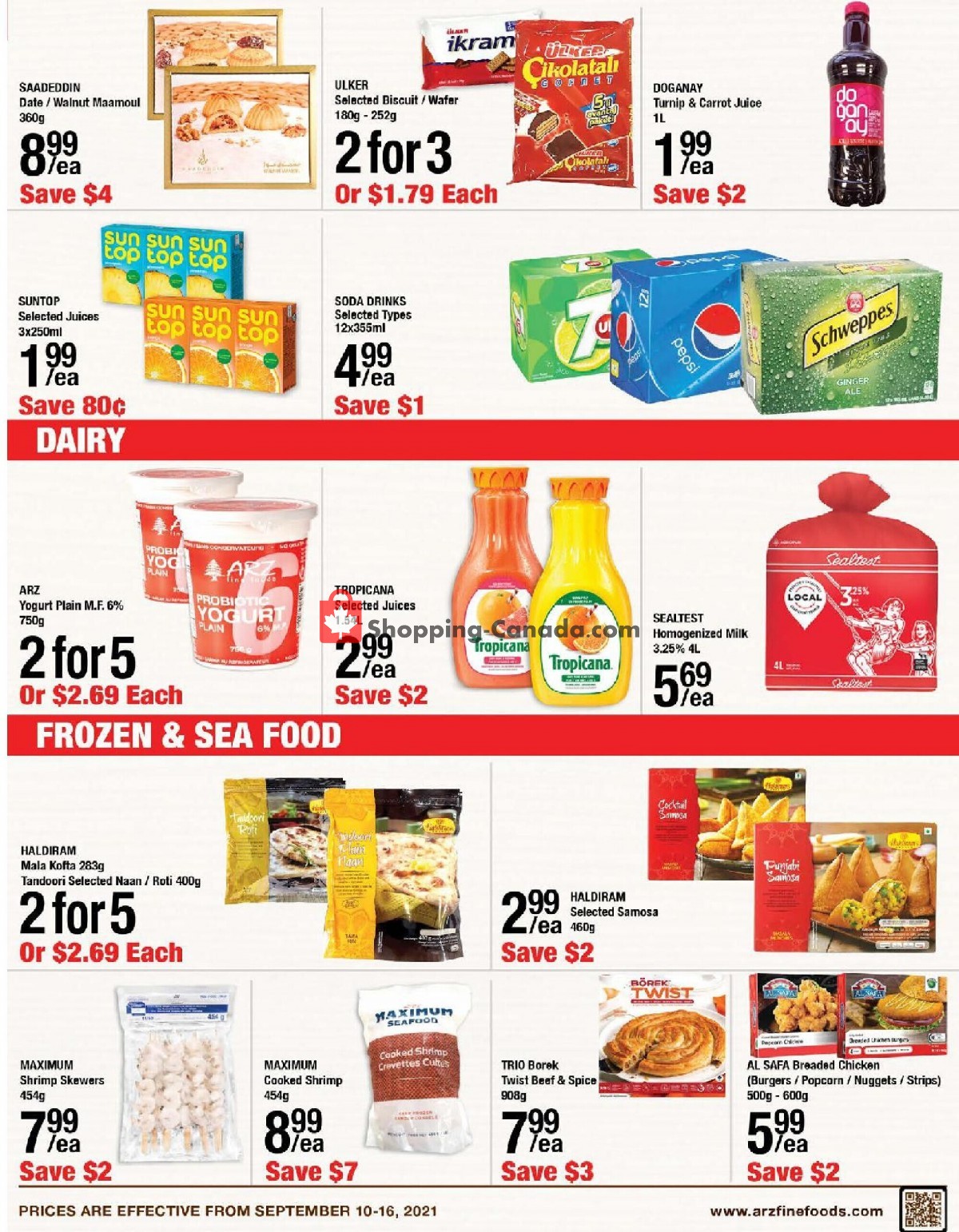 Arz Fine Foods flyer from Friday September 10, 2021 to Thursday September 16, 2021 - page 5