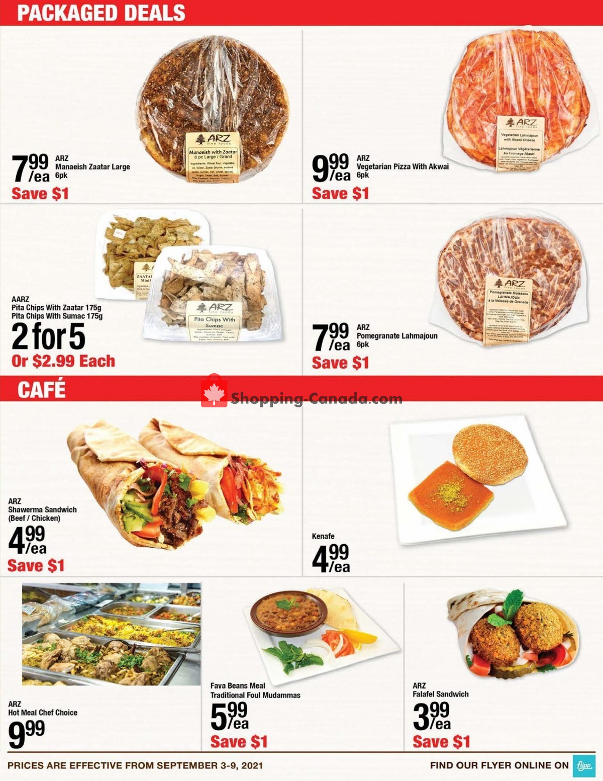 Arz Fine Foods flyer from Friday September 3, 2021 to Thursday September 9, 2021 - page 3