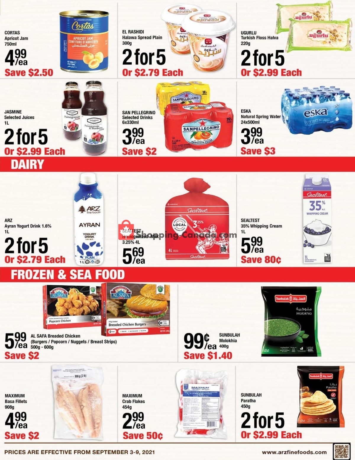 Arz Fine Foods flyer from Friday September 3, 2021 to Thursday September 9, 2021 - page 5