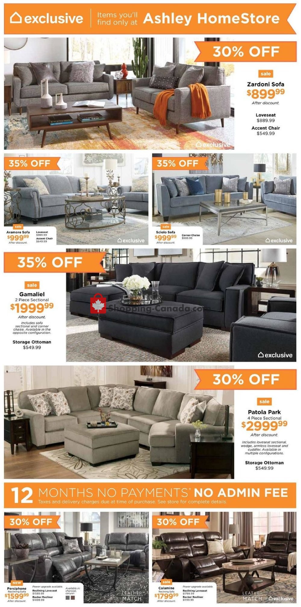 ASHLEY HOMESTORE flyer from Thursday October 4, 2018 to Thursday October 11, 2018 - page 2