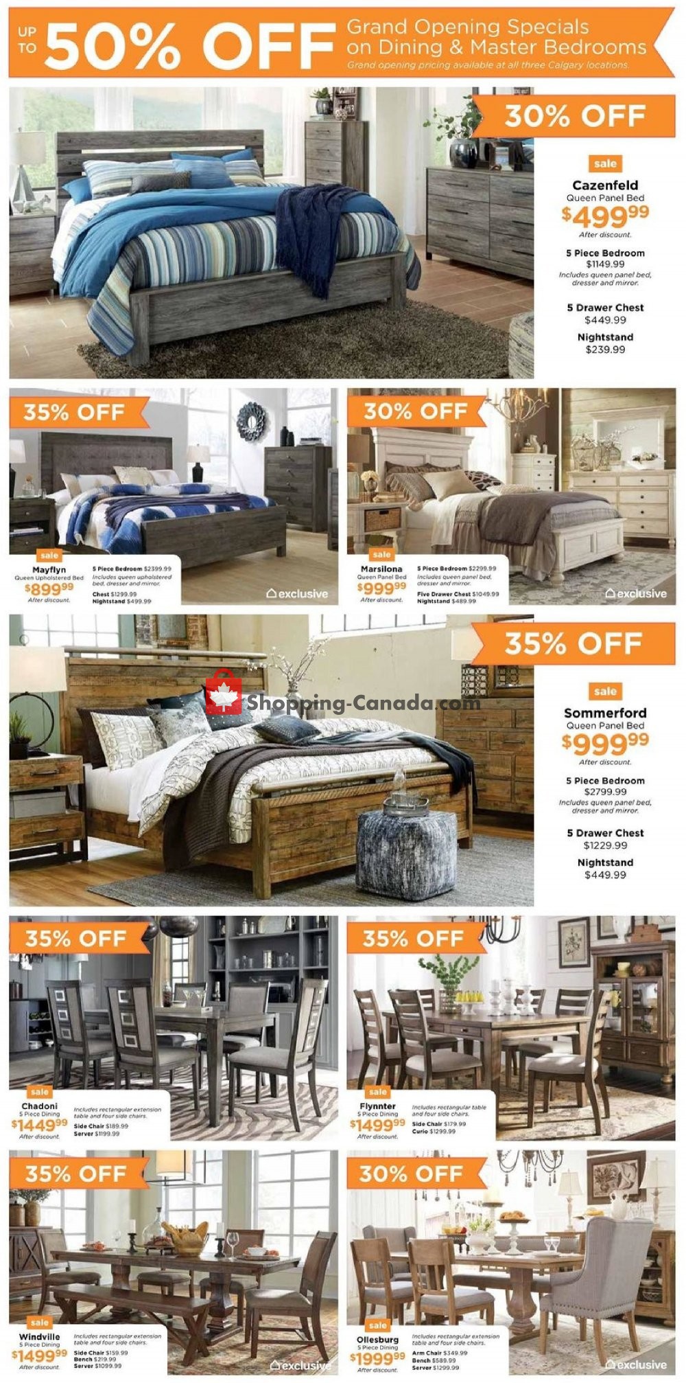 ASHLEY HOMESTORE flyer from Thursday October 4, 2018 to Thursday October 11, 2018 - page 3