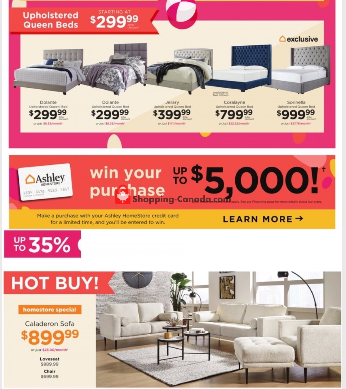 ASHLEY HOMESTORE flyer from Tuesday July 13, 2021 to Friday July 30, 2021 - page 2
