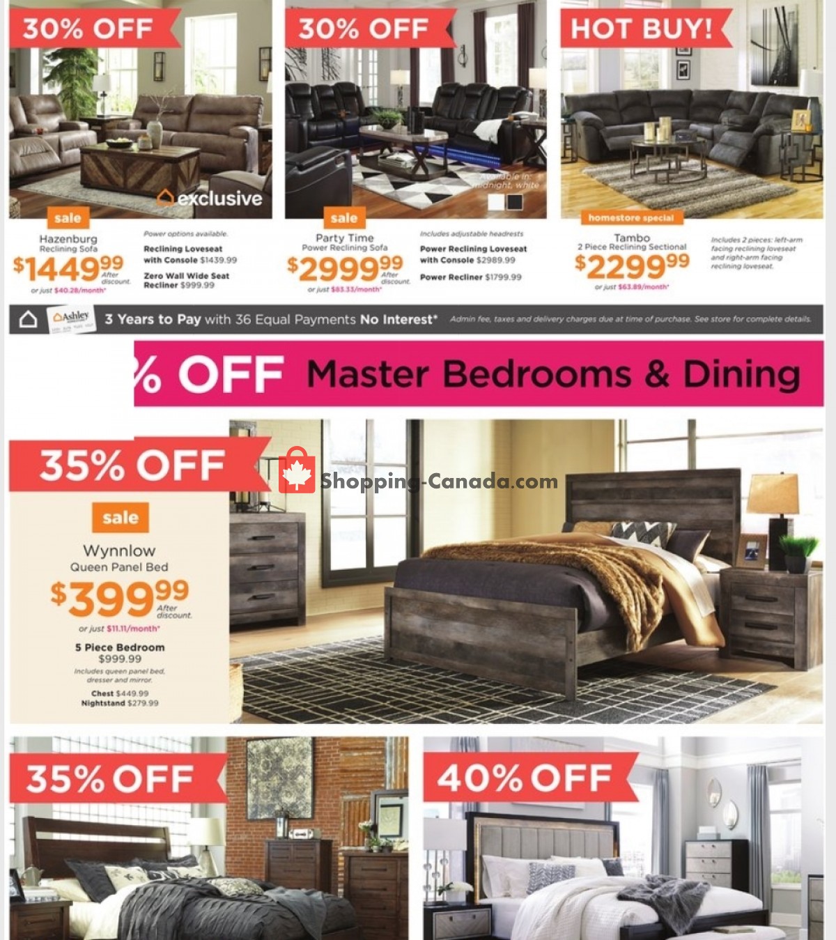 ASHLEY HOMESTORE flyer from Tuesday July 13, 2021 to Friday July 30, 2021 - page 4