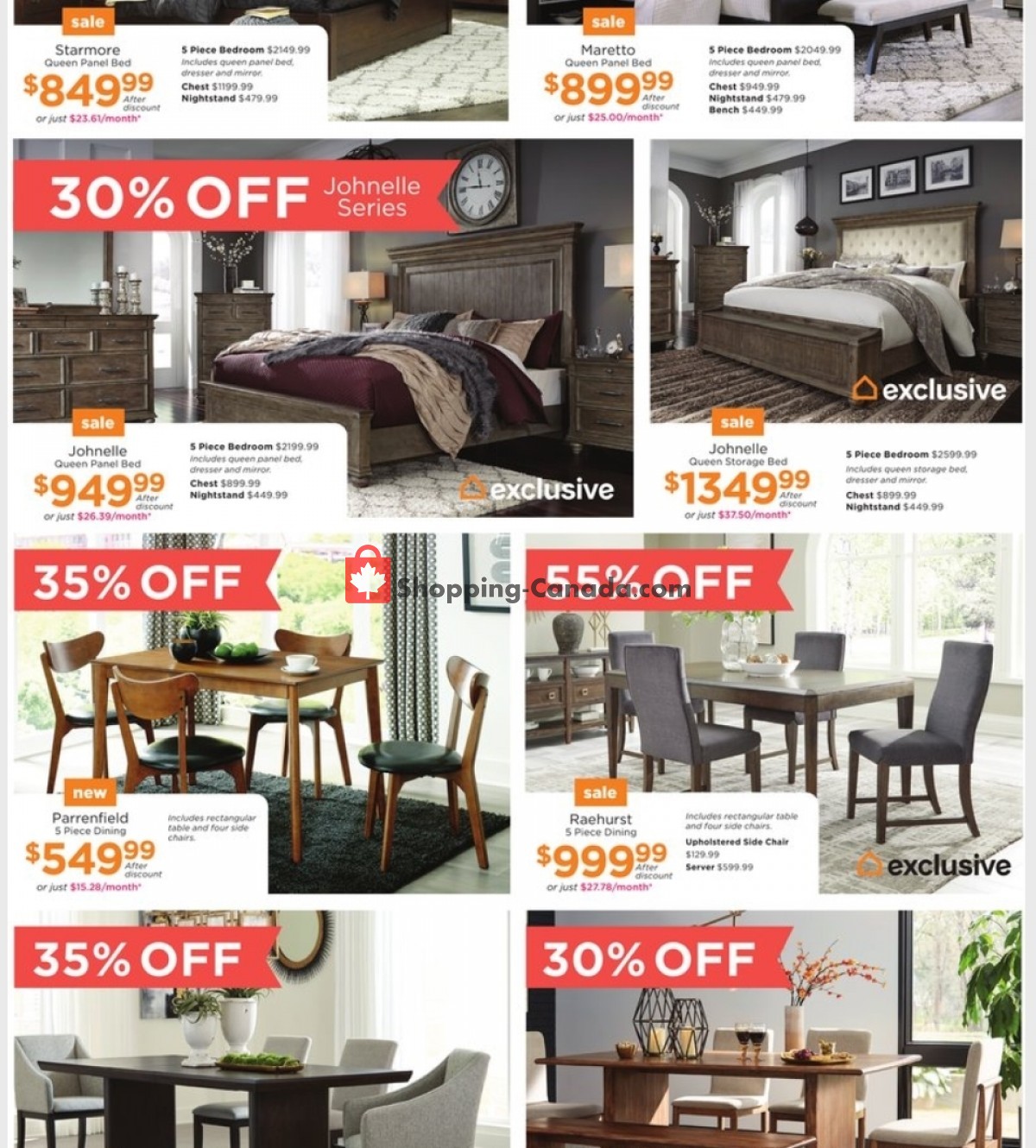 ASHLEY HOMESTORE flyer from Tuesday July 13, 2021 to Friday July 30, 2021 - page 5