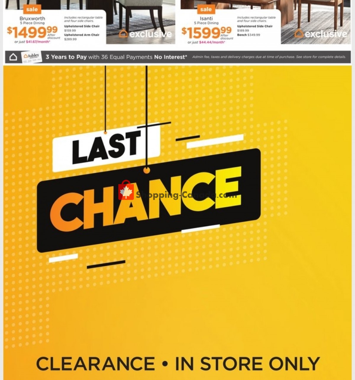 ASHLEY HOMESTORE flyer from Tuesday July 13, 2021 to Friday July 30, 2021 - page 6