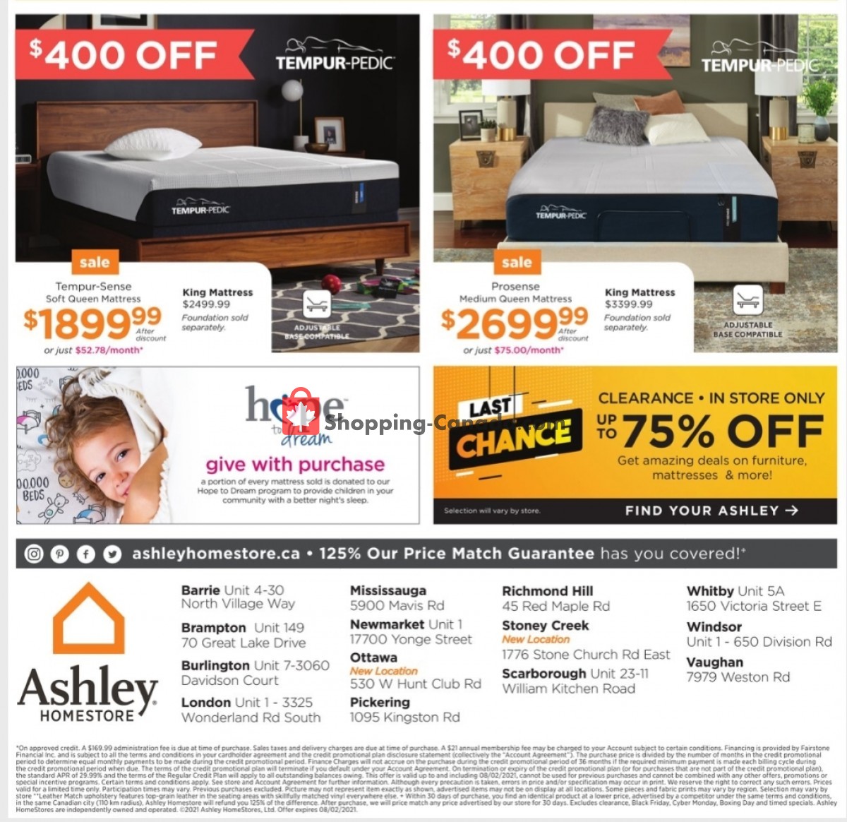ASHLEY HOMESTORE flyer from Tuesday July 13, 2021 to Friday July 30, 2021 - page 9