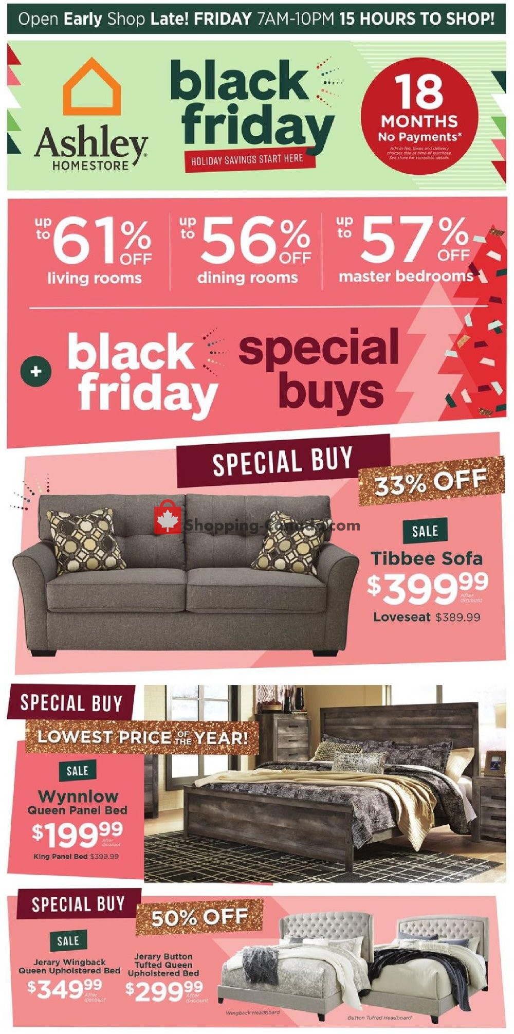 ASHLEY HOMESTORE Canada, flyer (Black Friday West) November 24