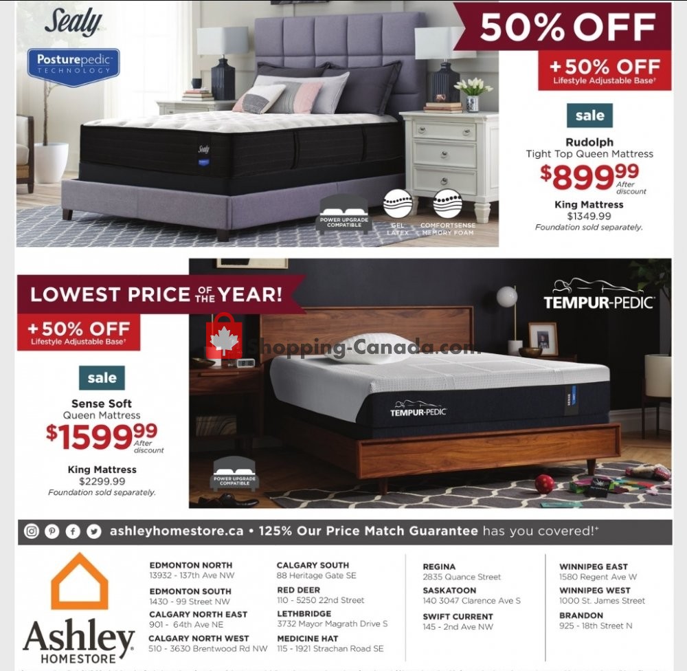 ASHLEY HOMESTORE flyer from Wednesday December 23, 2020 to Tuesday January 5, 2021 - page 10