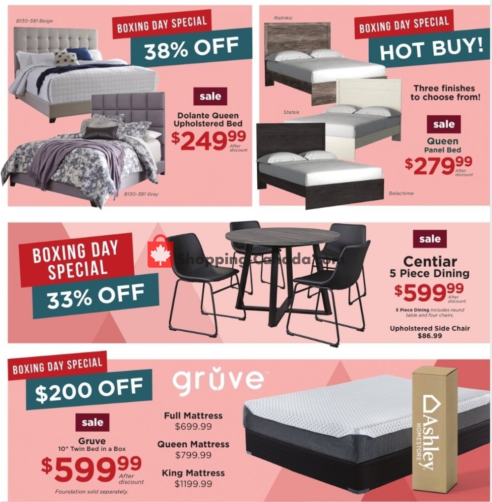 ASHLEY HOMESTORE flyer from Wednesday December 23, 2020 to Tuesday January 5, 2021 - page 2