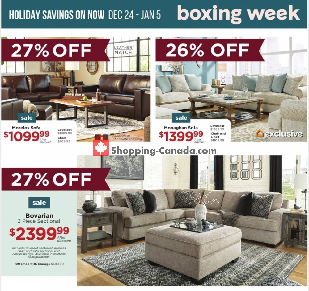 ASHLEY HOMESTORE flyer from Wednesday December 23, 2020 to Tuesday January 5, 2021 - page 7