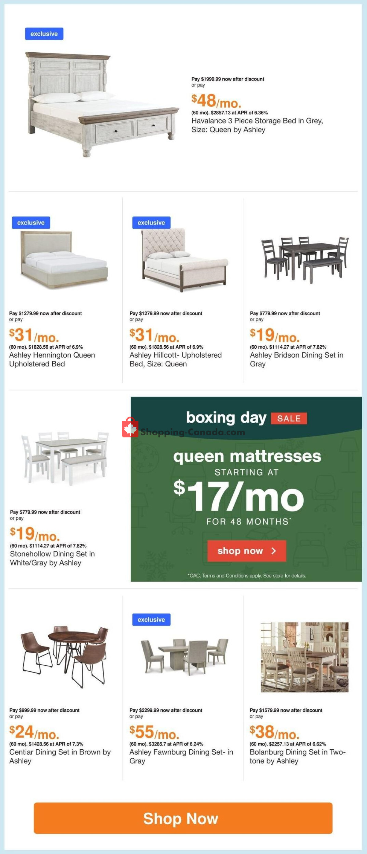 ASHLEY HOMESTORE flyer from Friday December 22, 2023 to Thursday December 28, 2023 - page 3