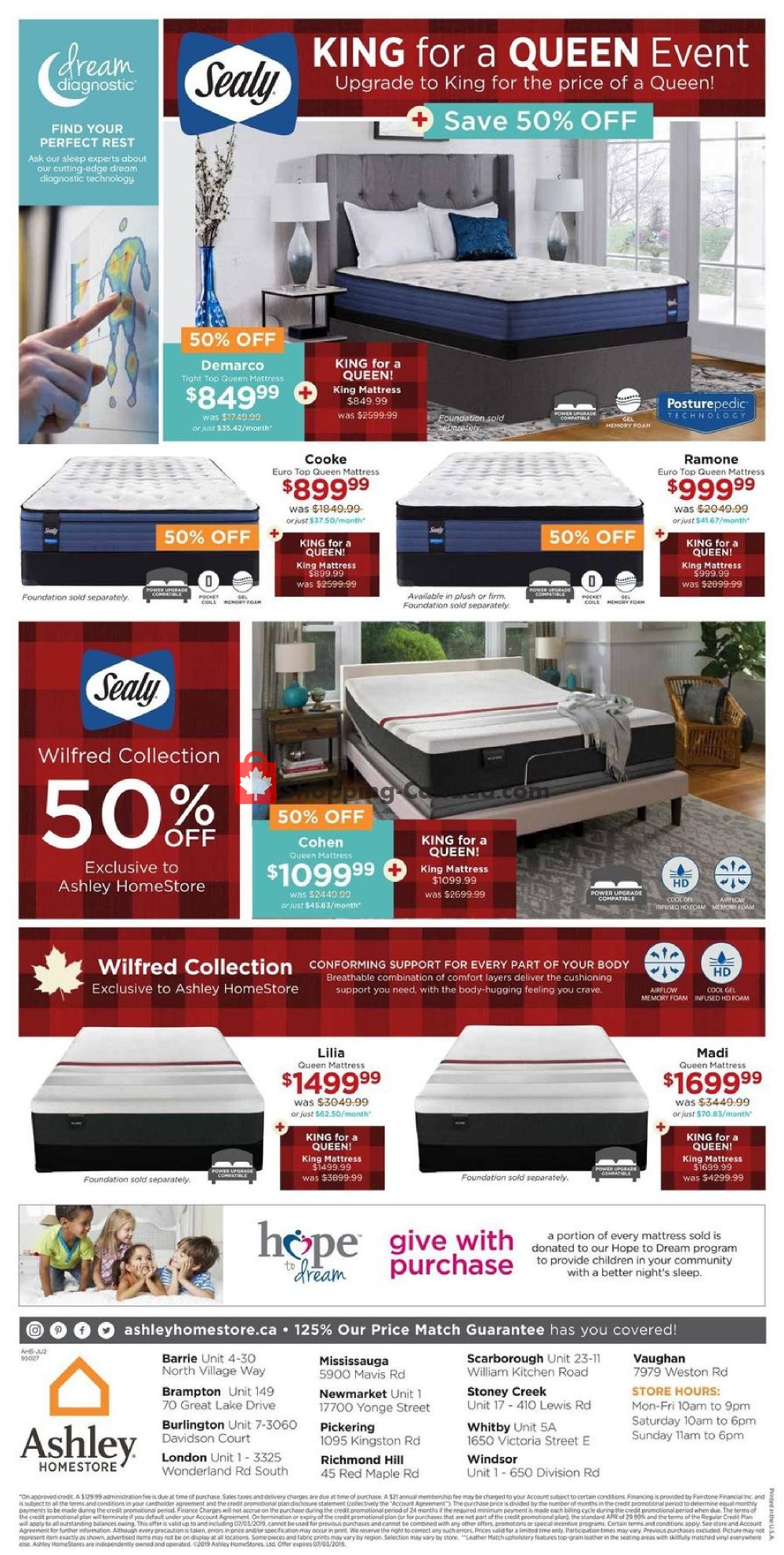 ASHLEY HOMESTORE flyer from Thursday June 27, 2019 to Wednesday July 3, 2019 - page 5