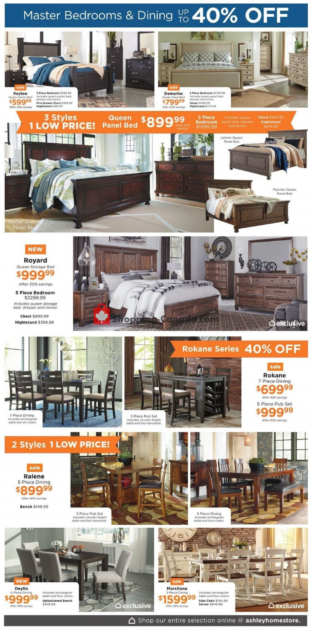 ASHLEY HOMESTORE flyer from Thursday February 21, 2019 to Wednesday February 27, 2019 - page 4