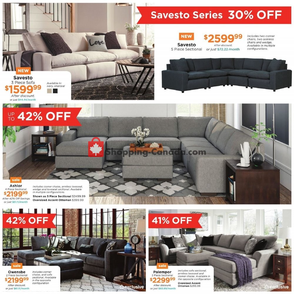 ASHLEY HOMESTORE flyer from Monday December 3, 2018 to Wednesday December 12, 2018 - page 3