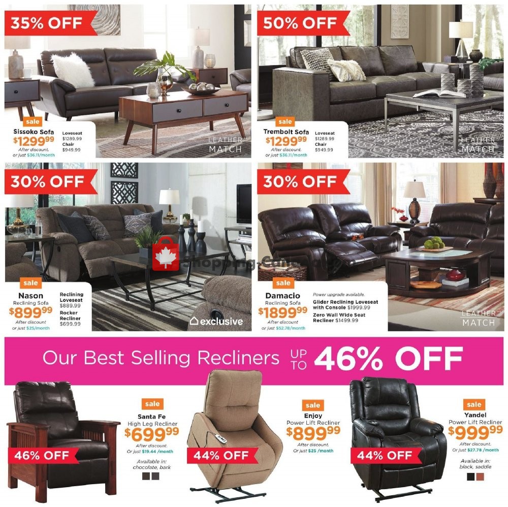 ASHLEY HOMESTORE flyer from Monday December 3, 2018 to Wednesday December 12, 2018 - page 4