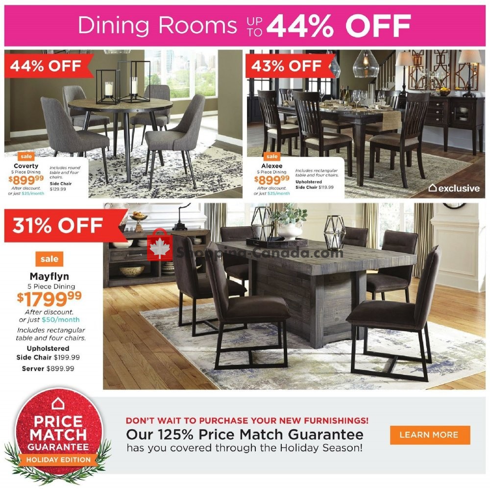 ASHLEY HOMESTORE flyer from Monday December 3, 2018 to Wednesday December 12, 2018 - page 8