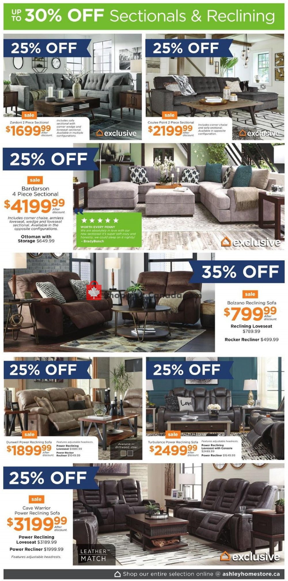 ASHLEY HOMESTORE flyer from Tuesday August 4, 2020 to Thursday August 13, 2020 - page 4