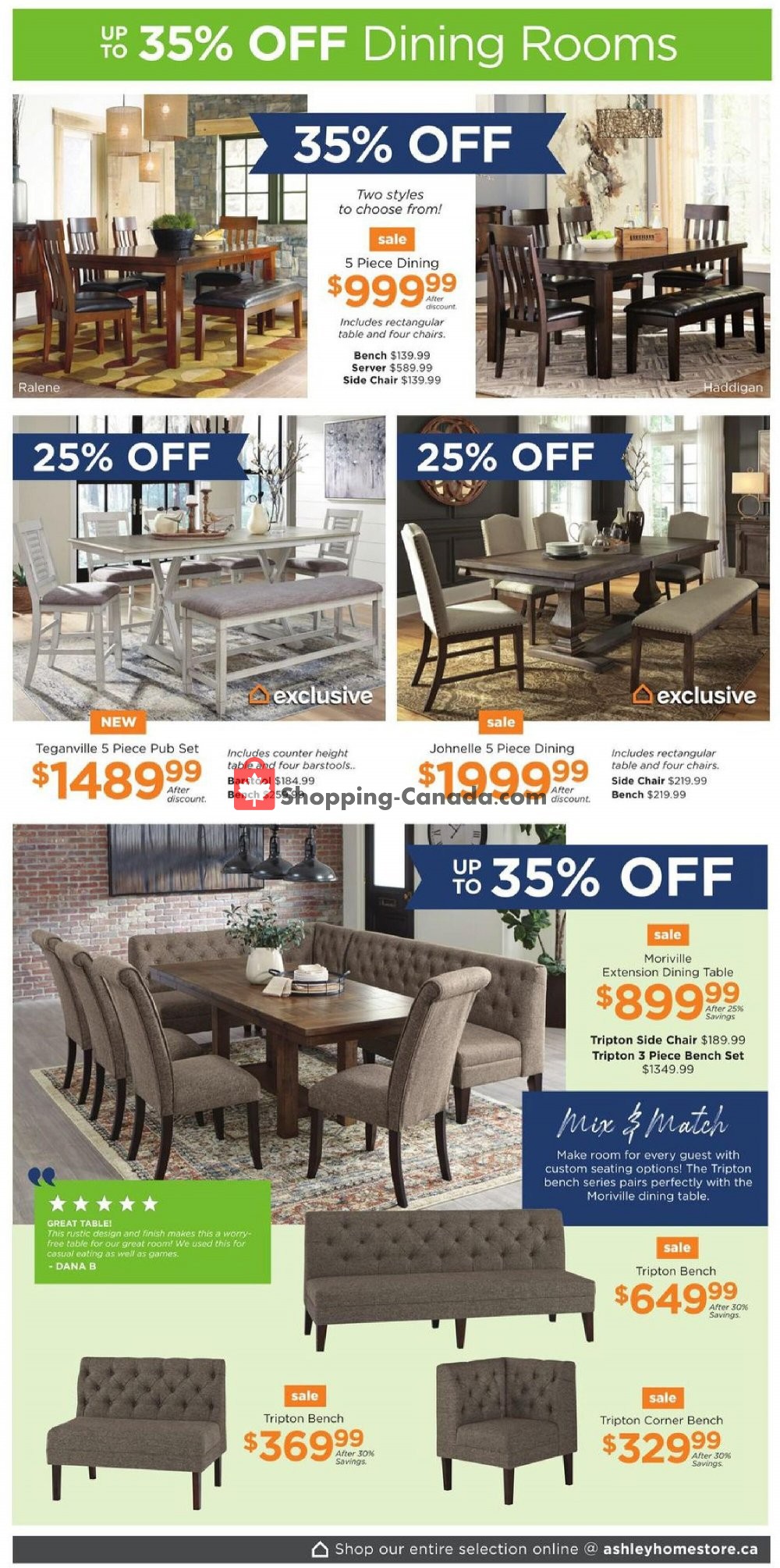 ASHLEY HOMESTORE flyer from Tuesday August 4, 2020 to Thursday August 13, 2020 - page 7