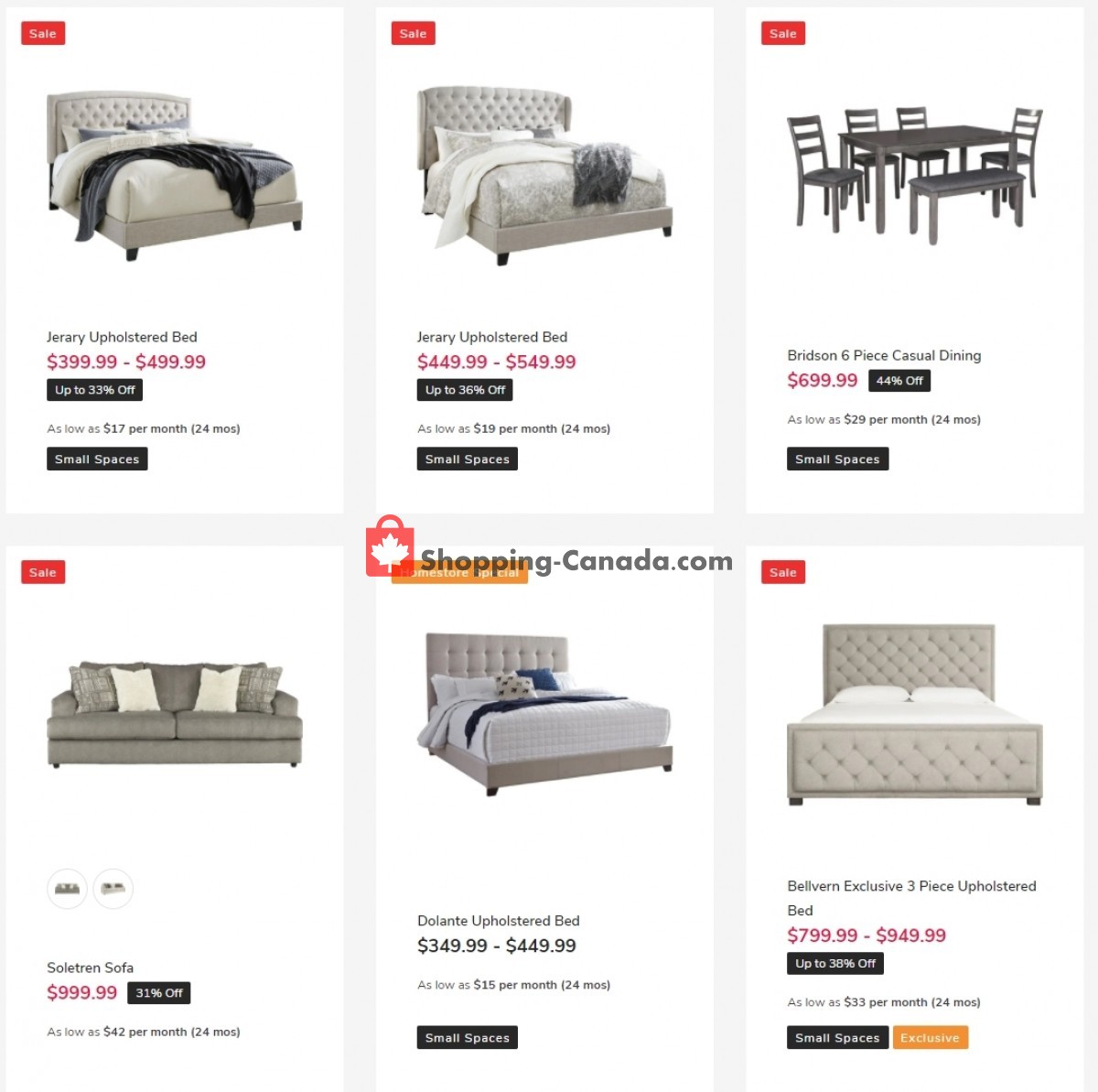 ASHLEY HOMESTORE flyer from Friday April 23, 2021 to Thursday April 29, 2021 - page 1
