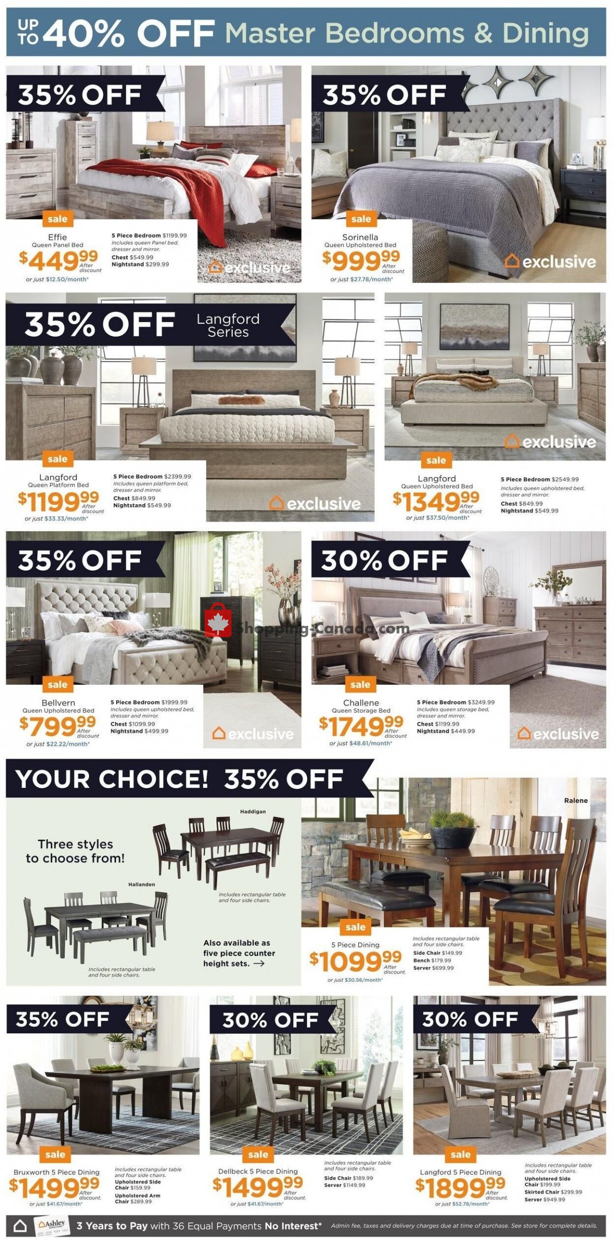 ASHLEY HOMESTORE flyer from Tuesday October 12, 2021 to Thursday October 21, 2021 - page 3