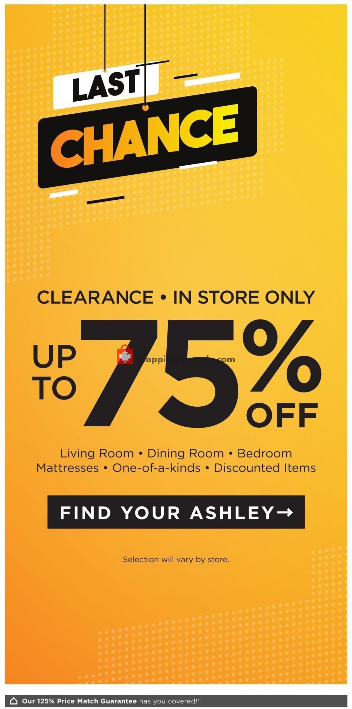 ASHLEY HOMESTORE flyer from Tuesday October 12, 2021 to Thursday October 21, 2021 - page 4
