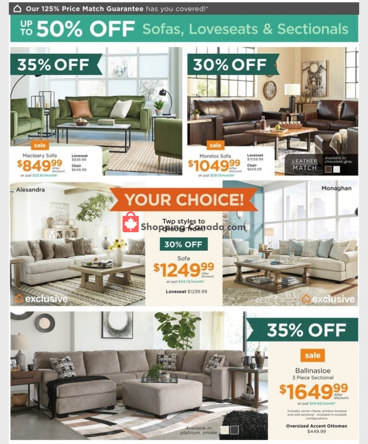 ASHLEY HOMESTORE flyer from Tuesday April 27, 2021 to Thursday May 13, 2021 - page 4