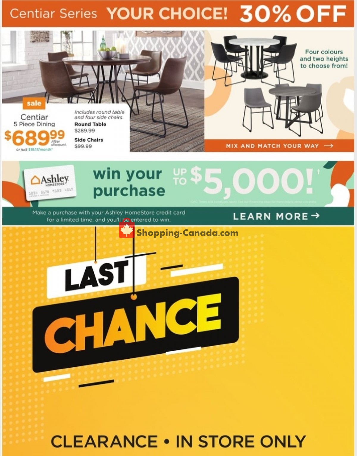 ASHLEY HOMESTORE flyer from Tuesday April 27, 2021 to Thursday May 13, 2021 - page 2