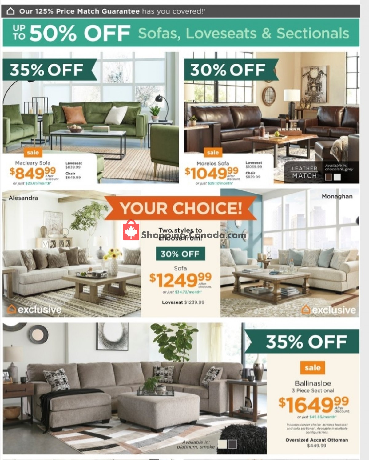 ASHLEY HOMESTORE flyer from Tuesday April 27, 2021 to Thursday May 13, 2021 - page 4