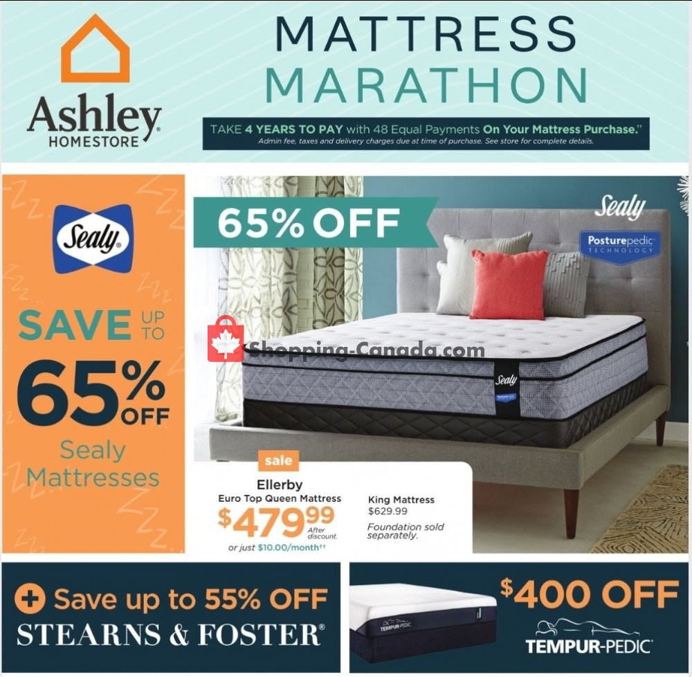 ASHLEY HOMESTORE flyer from Tuesday January 19, 2021 to Thursday January 28, 2021 - page 1