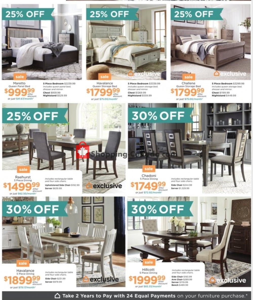 ASHLEY HOMESTORE flyer from Tuesday January 19, 2021 to Thursday January 28, 2021 - page 6