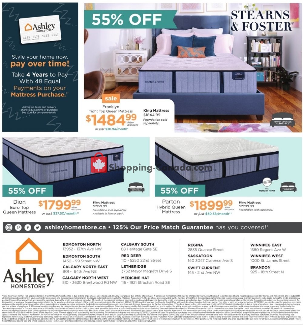 ASHLEY HOMESTORE flyer from Tuesday January 19, 2021 to Thursday January 28, 2021 - page 9
