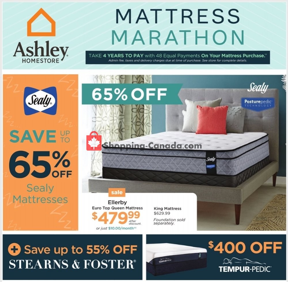 ASHLEY HOMESTORE flyer from Tuesday January 19, 2021 to Thursday January 28, 2021 - page 1