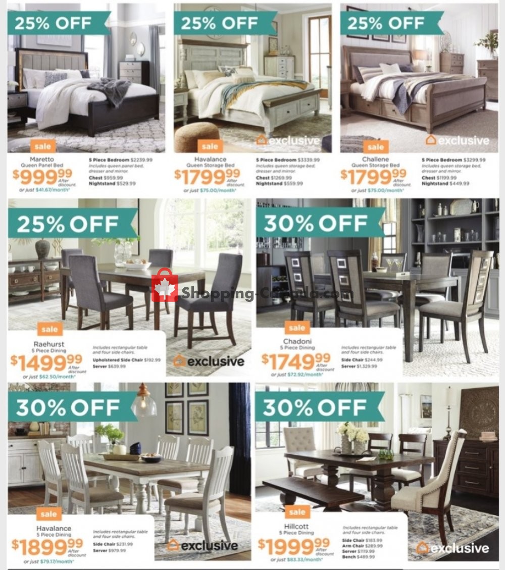 ASHLEY HOMESTORE flyer from Tuesday January 19, 2021 to Thursday January 28, 2021 - page 6