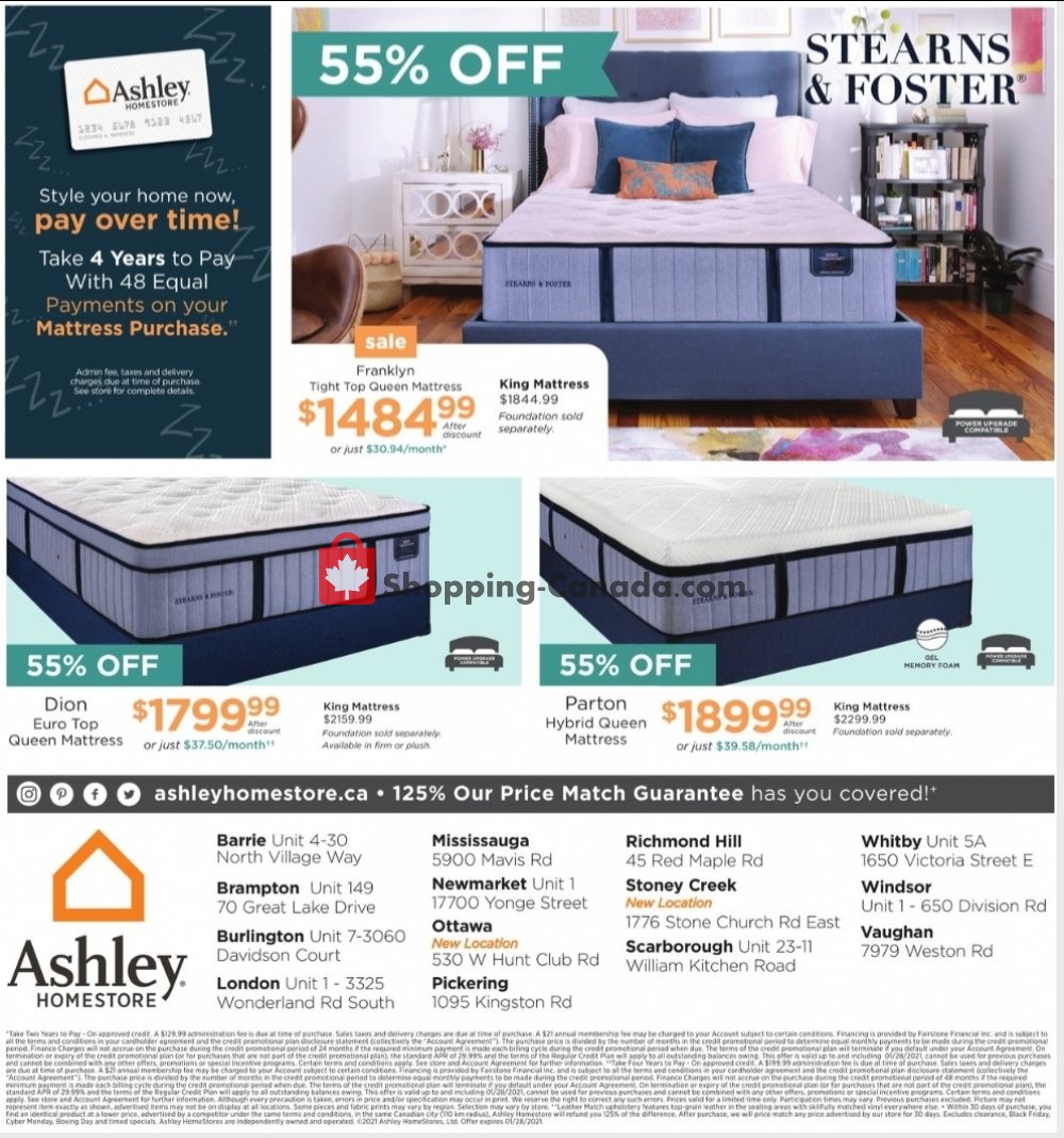 ASHLEY HOMESTORE flyer from Tuesday January 19, 2021 to Thursday January 28, 2021 - page 8