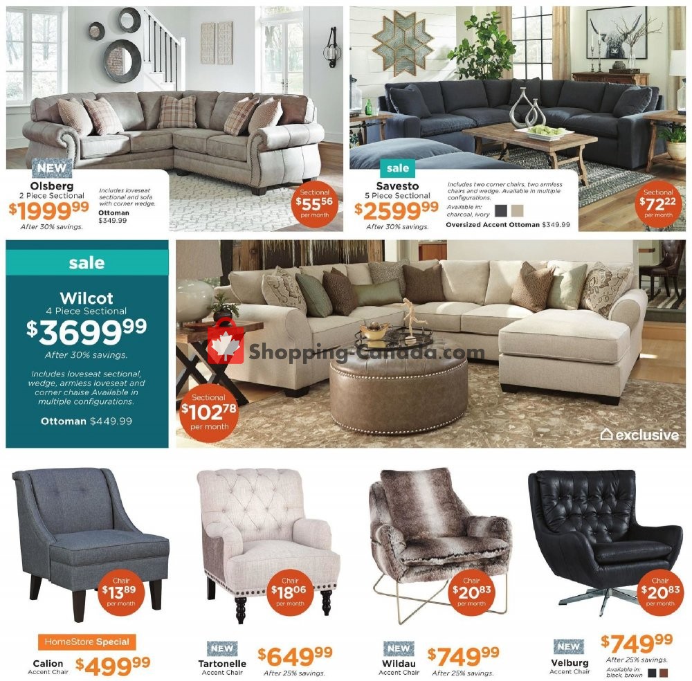 ASHLEY HOMESTORE flyer from Thursday January 10, 2019 to Wednesday January 23, 2019 - page 5