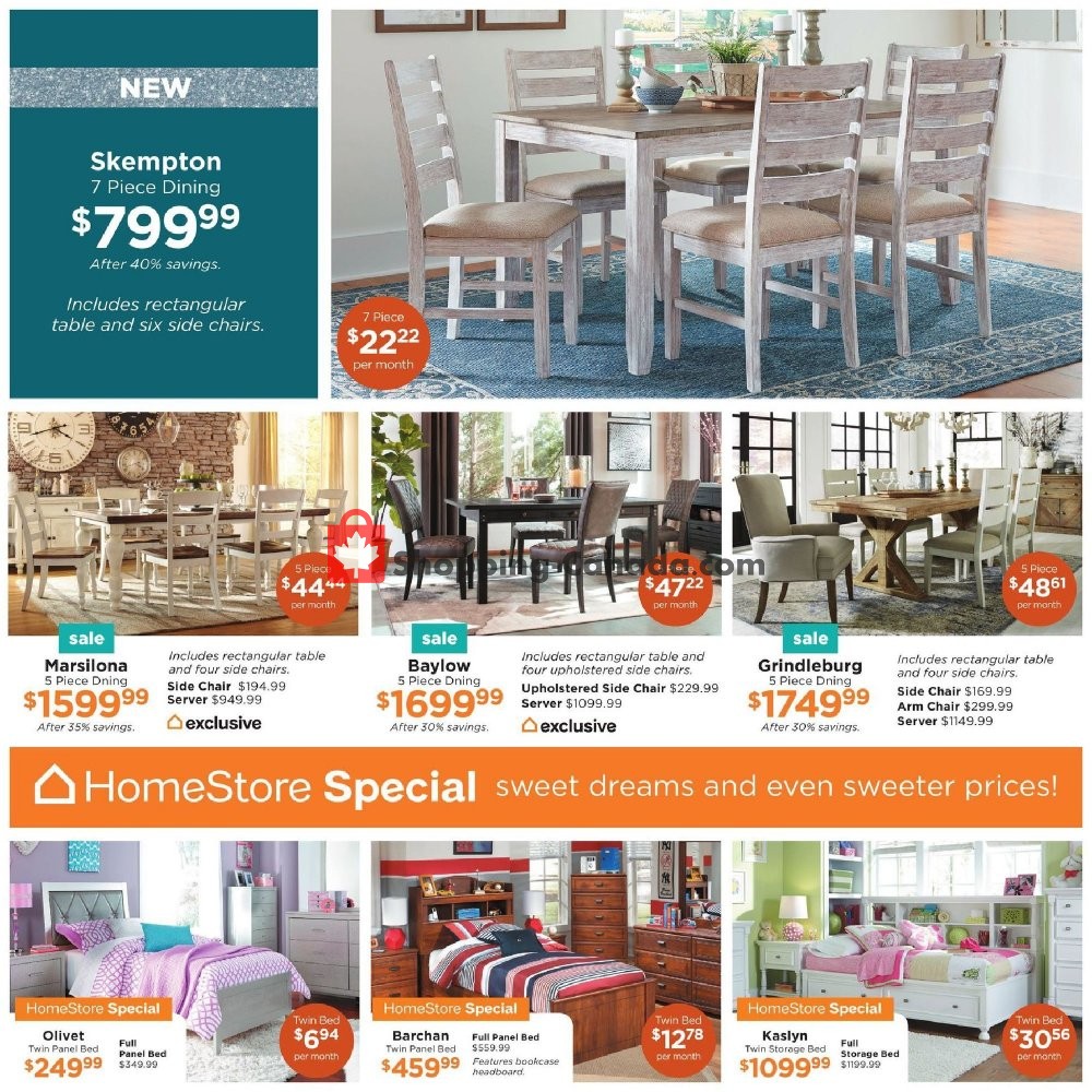 ASHLEY HOMESTORE flyer from Thursday January 10, 2019 to Wednesday January 23, 2019 - page 6