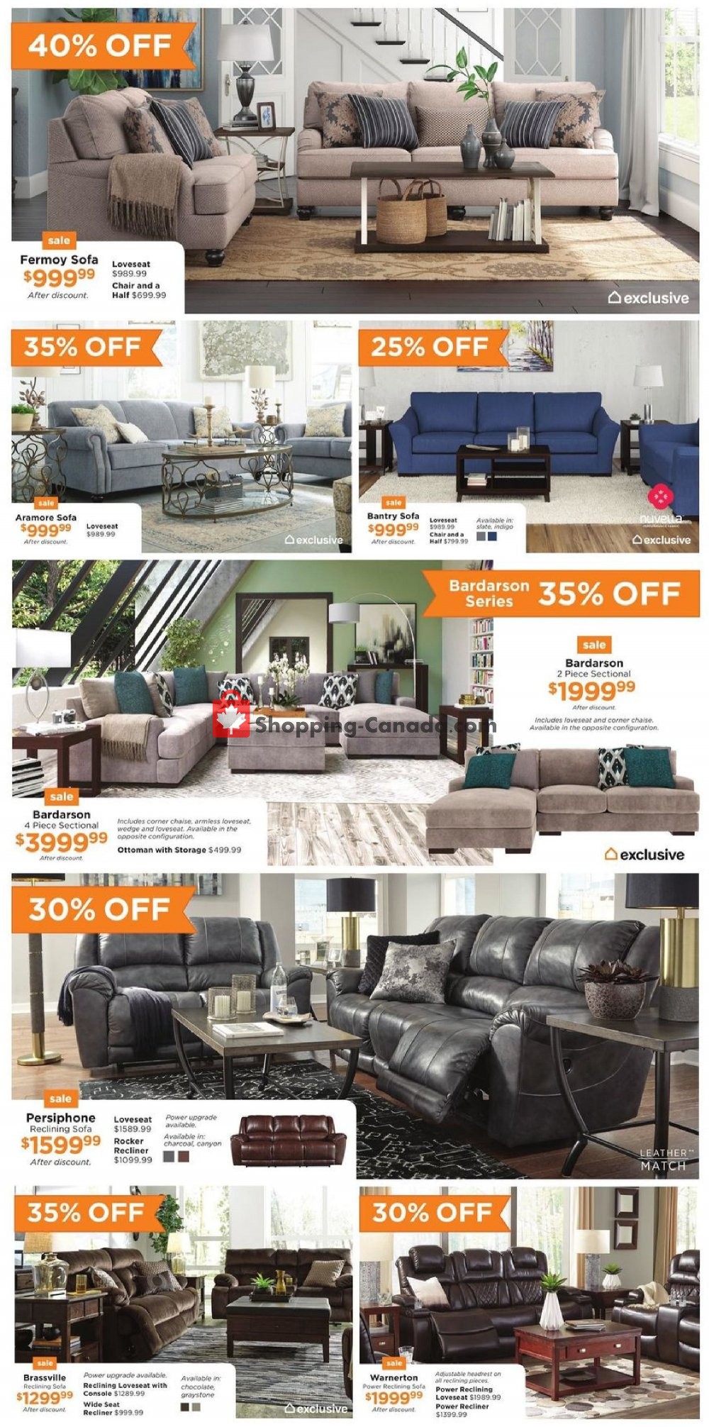 ASHLEY HOMESTORE flyer from Thursday October 25, 2018 to Wednesday October 31, 2018 - page 5