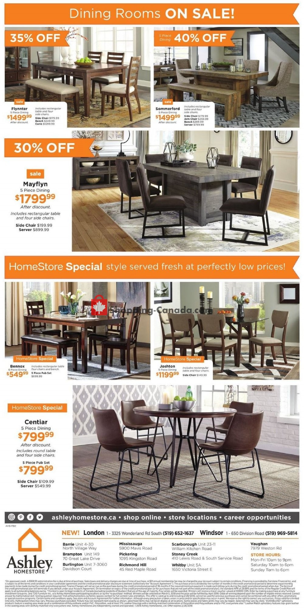 ASHLEY HOMESTORE flyer from Thursday October 25, 2018 to Wednesday October 31, 2018 - page 6