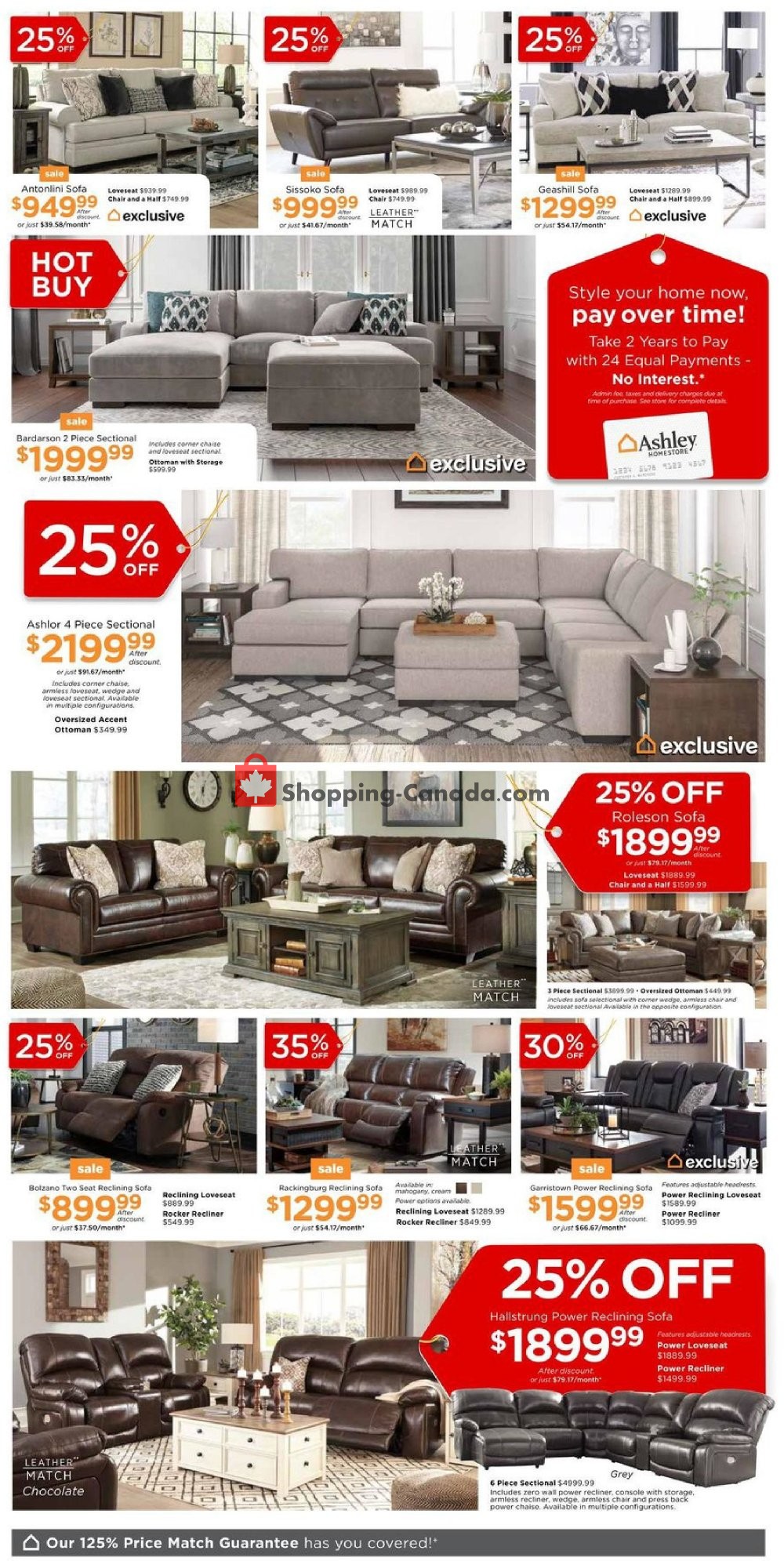 ASHLEY HOMESTORE flyer from Thursday October 3, 2019 to Wednesday October 23, 2019 - page 3