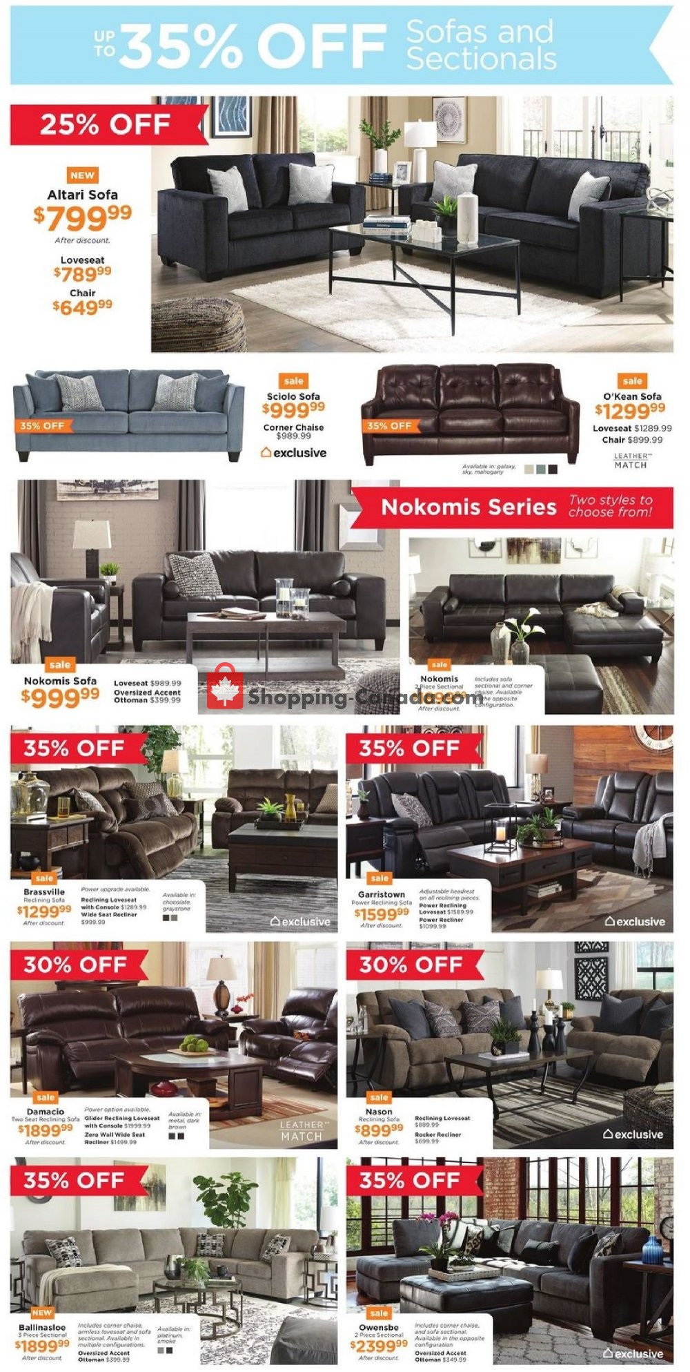 ASHLEY HOMESTORE flyer from Thursday October 4, 2018 to Wednesday October 24, 2018 - page 2
