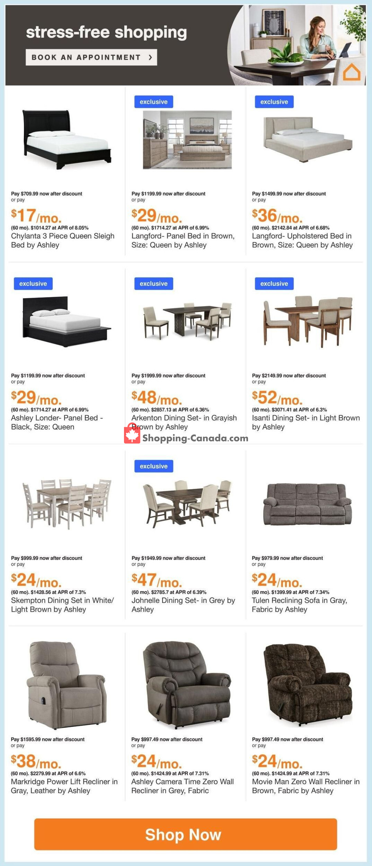 ASHLEY HOMESTORE flyer from Tuesday December 12, 2023 to Friday December 22, 2023 - page 3