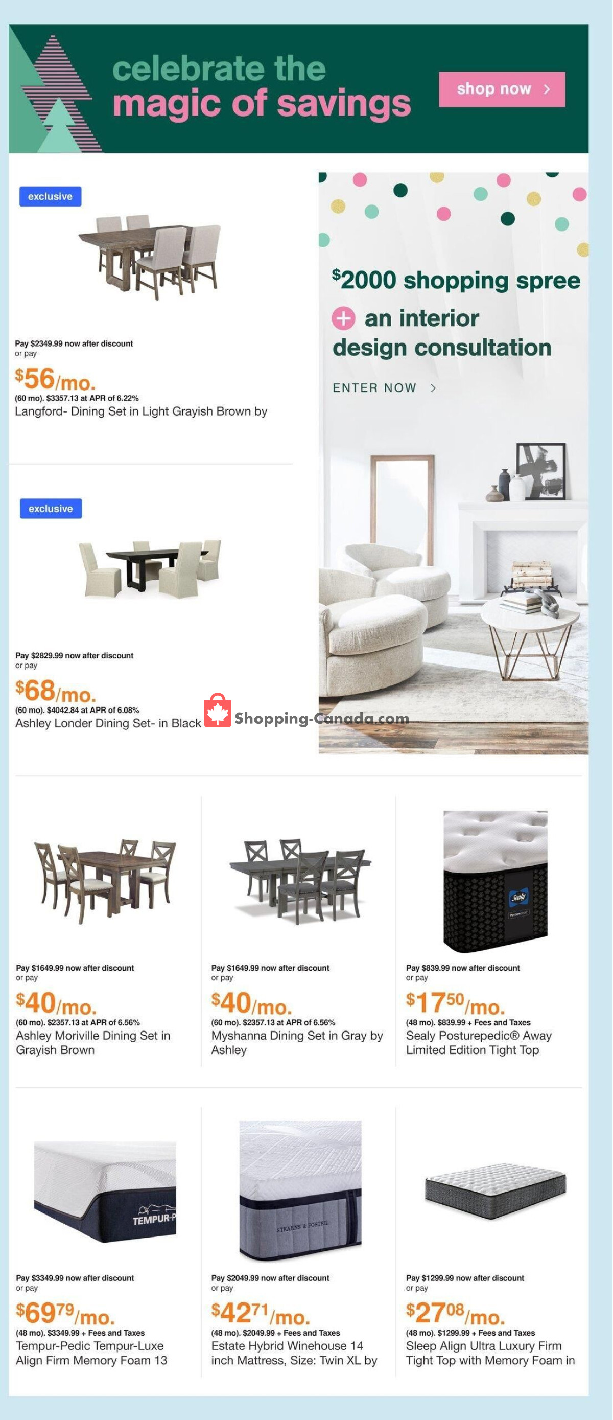 ASHLEY HOMESTORE flyer from Tuesday December 12, 2023 to Friday December 22, 2023 - page 4